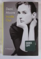 Demi Moore INSIDE OUT A MEMOIR Signed Book - (Earn 6 reward points on this item worth $1.50)