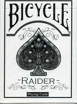 Raider Bicycle Deck White by US Playing Card