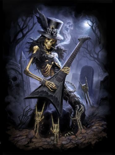 3D Play Dead Skeleton Picture