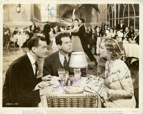 Fred MacMurray (1908-1991) / Madeleine Carol (1906-1987) from the movie ONE NIGHT AND LISBON