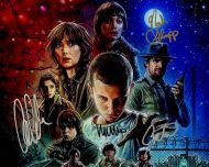 Stranger Things Cast Signed by 4 - (Earn 20 reward points on this item worth €4.42)