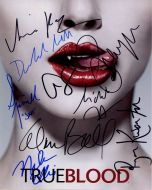 TRUE BLOOD In Person Cast Signed Photo by 9!!! - (Earn 75 reward points on this item worth $18.75)