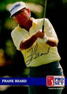 Frank Beard GOLFER Signed Golf Sport Card - (Earn 2 reward points on this item worth £0.38)