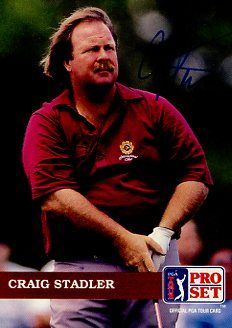 Craig Stadler GOLFER Signed Golf Sport Card
