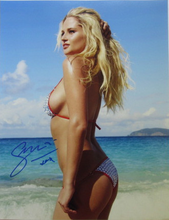 South African Sports Illustrated Model, Genevieve Morton is in